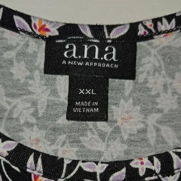 a.n.a Black and White Flutter Sleeve Midi Dress - Picture 2 of 5